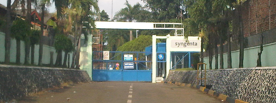 Syngenta in IndonesienFabrik in Tlajung Udik, Gunung Putri, Bogor.