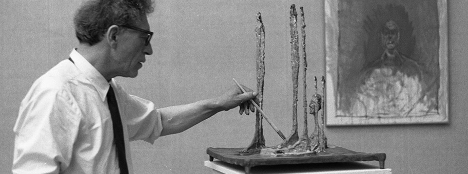 Alberto Giacometti in Venedig, 1962.