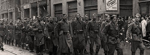 Partisanen in Sarajevo, 1945.