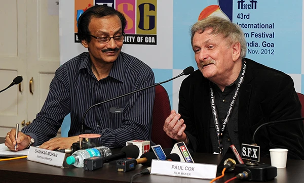 Der australische Regissuer Paul Cox am Film Festival von Indien, November 2012.