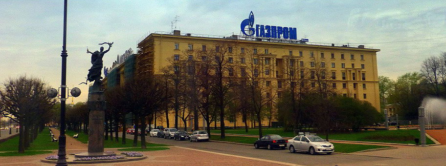 Gazprom in St. Petersburg.