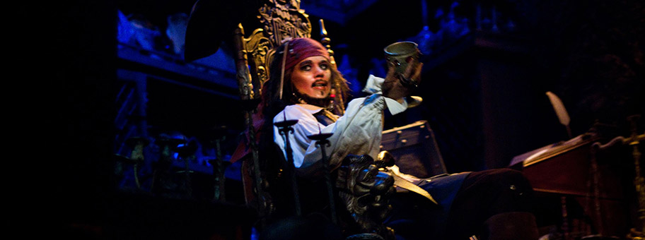 Jack Sparrow im Disneyland.
