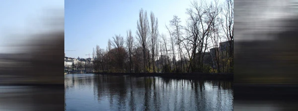 Das Platzspitzgelände hinter dem Hauptbahnhof in Zürich.