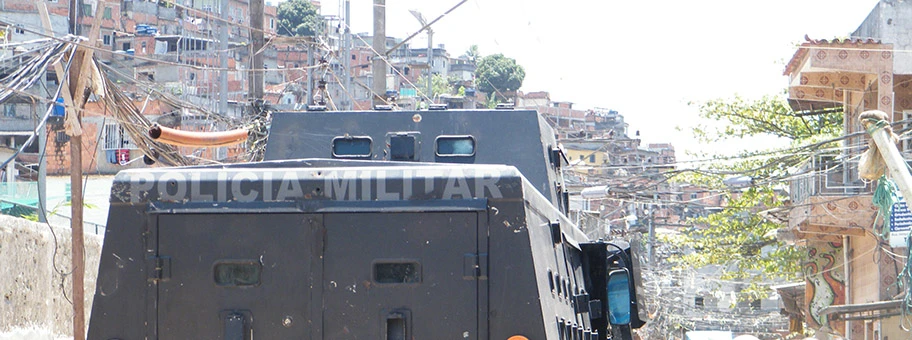 Einsatz von Militärpolizei im Favela Complexo do Alemão in Rio de Janeiro.