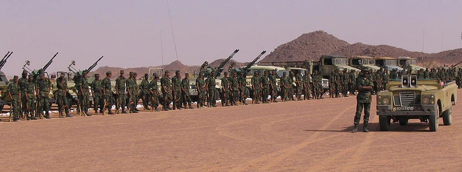 Truppen der Frente Polisario, Mai 2005.