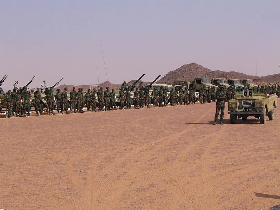 Truppen der Frente Polisario, Mai 2005.