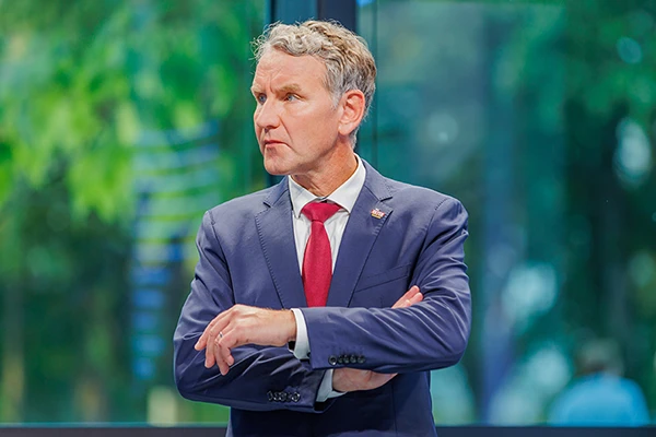 Björn Höcke an der Landtagswahl in Thüringen am 1. September 2024.
