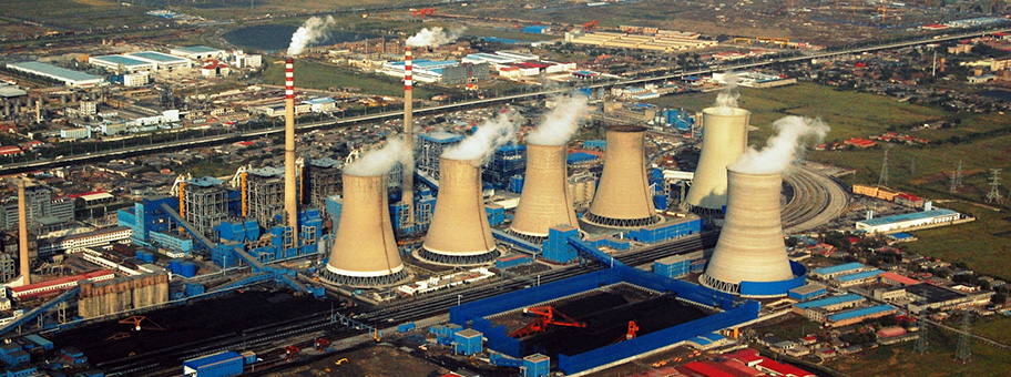Kraftwerk in Jungliangcheng, China.