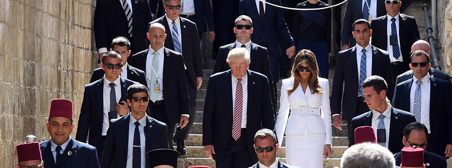 US-Präsident Trump auf Besuch in Jerusalem, Mai 2017.