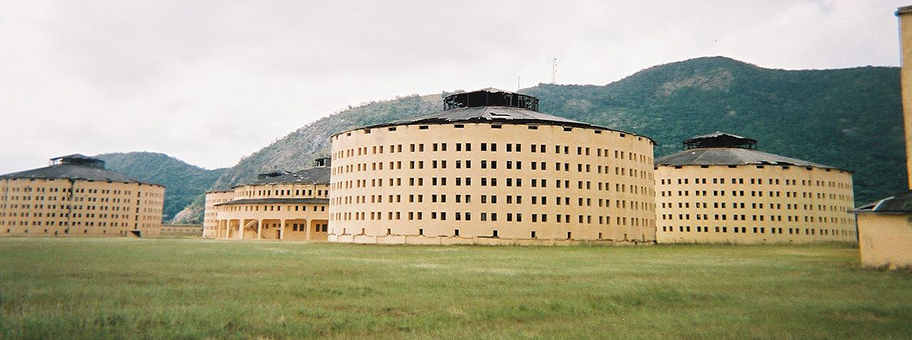 Panoptisches Gefängnis aus der Machado-Diktatur auf der Isla de la Juventud in Kuba.