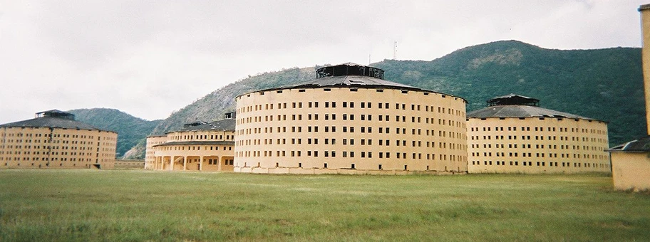 Panoptisches Gefängnis aus der Machado-Diktatur auf der Isla de la Juventud in Kuba.