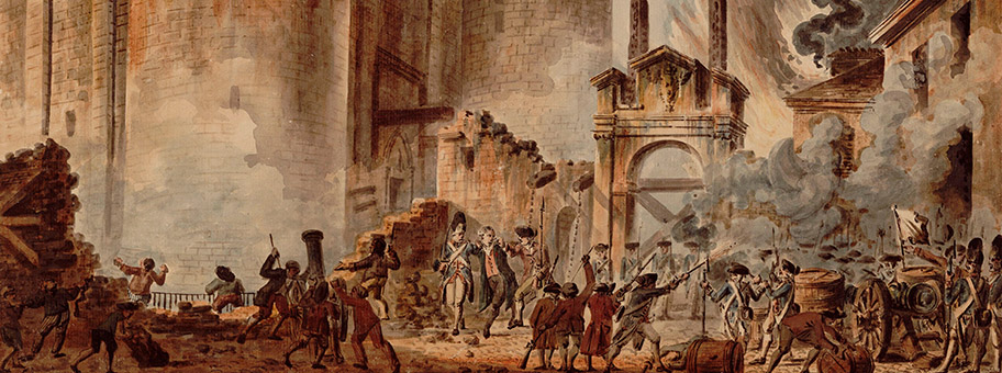 Der Sturm auf die Bastille am 14. Juli 1789.