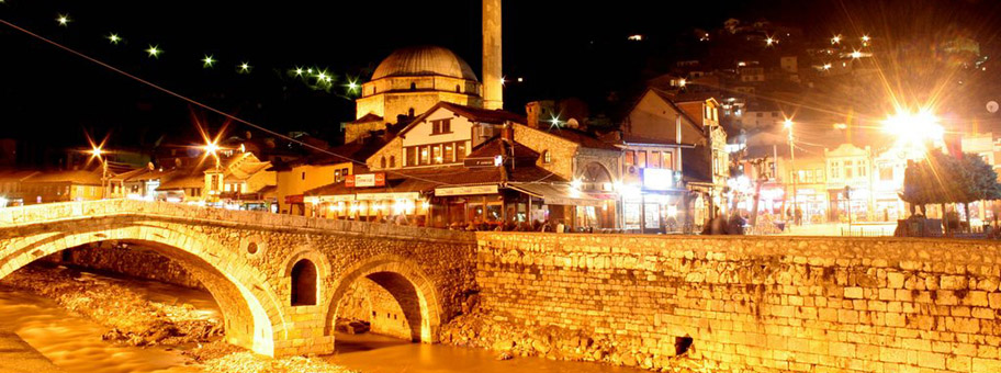 Die Stadt Prizren in Kosovo.