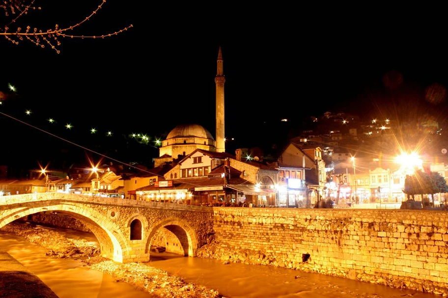 Die Stadt Prizren in Kosovo.