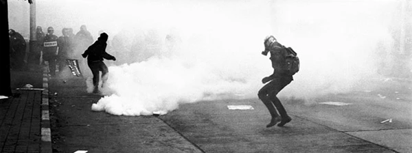 WTO Protest in Seattle, November 1999.
