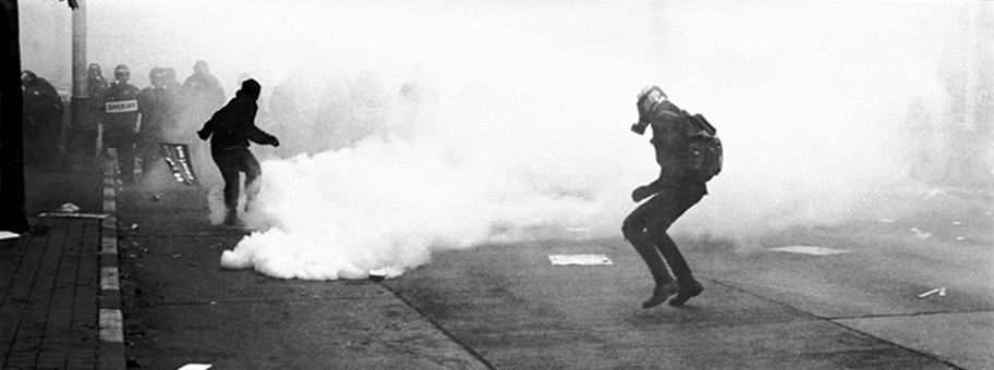 WTO Protest in Seattle, November 1999.