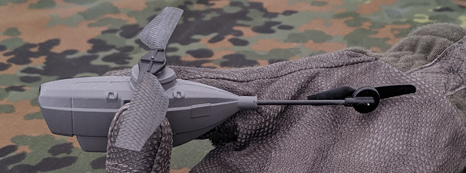 Aufklärungsdrohne (PD-100) der Deutschen Bundeswehr.