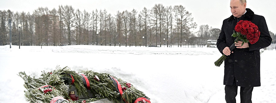 Vladimir Putin in St. Petersburg, Januar 2022.