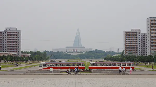 Zentrum von Pyongyang, Nordkorea.