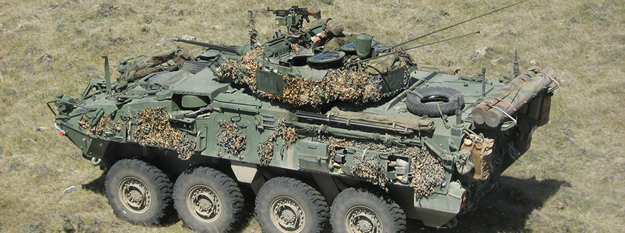 Der kanadische Schützenpanzer LV III, von denen Saudi-Arabien 19 Stück eingekauft hat, wird nicht von der regulären Armme, sondern von der saudischen Nationalgarde zur Aufstandsbekämpfung eingesetzt.