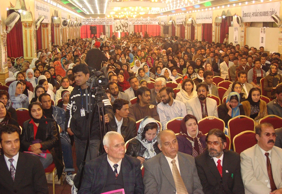 Kongress der Revolutionary Association of the Women of Afghanistan am internationalen Frauentag 2008.