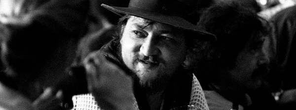 Rainer Werner Fassbinder am Fimfestival von Venedig, 1980.