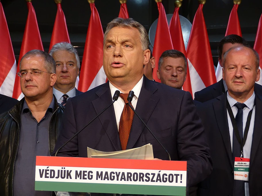 Viktor Orbán (Bálna, Budapest, Hungary).