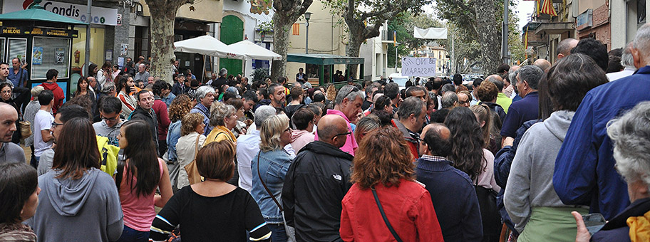 Katalonien-Referendum in Maresme, Oktober 2017.