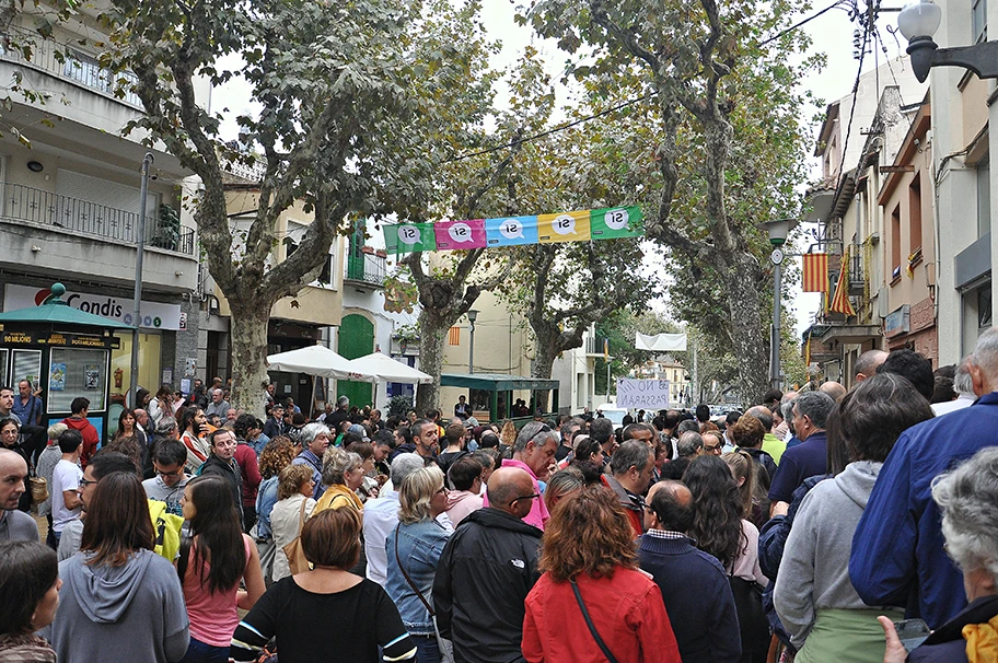 Katalonien-Referendum in Maresme, Oktober 2017.