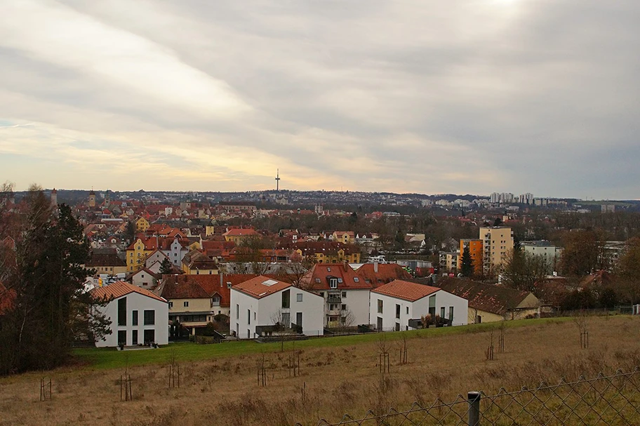 Blick auf Regensburg.