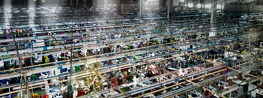 Kleiderfabrik in Bangladesch, Februar 2020.