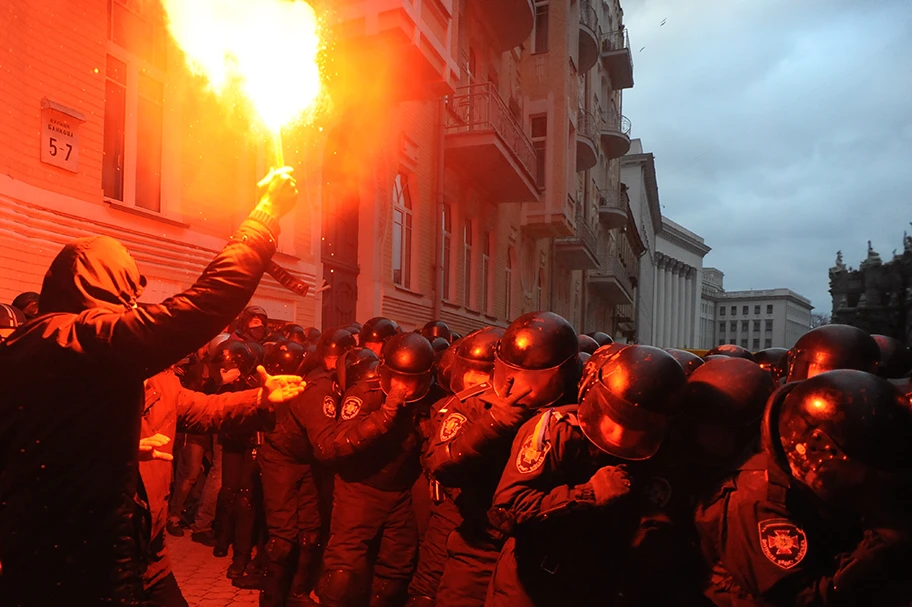 Proteste in Kiew am 1. Dezember 2013.