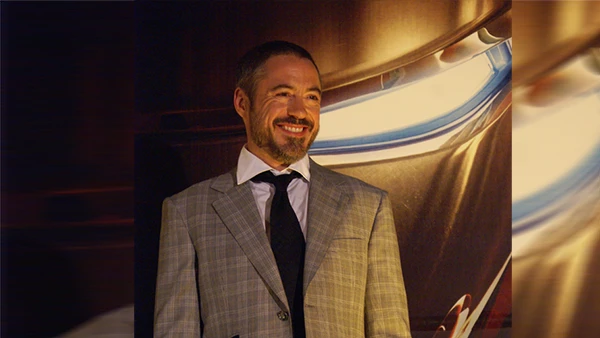 Der US-amerikanische Schauspieler Robert Downey Jr. in Mexiko, 9. April 2008.