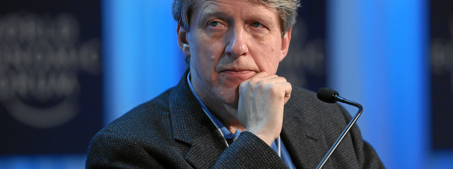 Nobelpreisträger Robert Shiller am World Economic Forum (WEF) in Davos, Januar 2012.