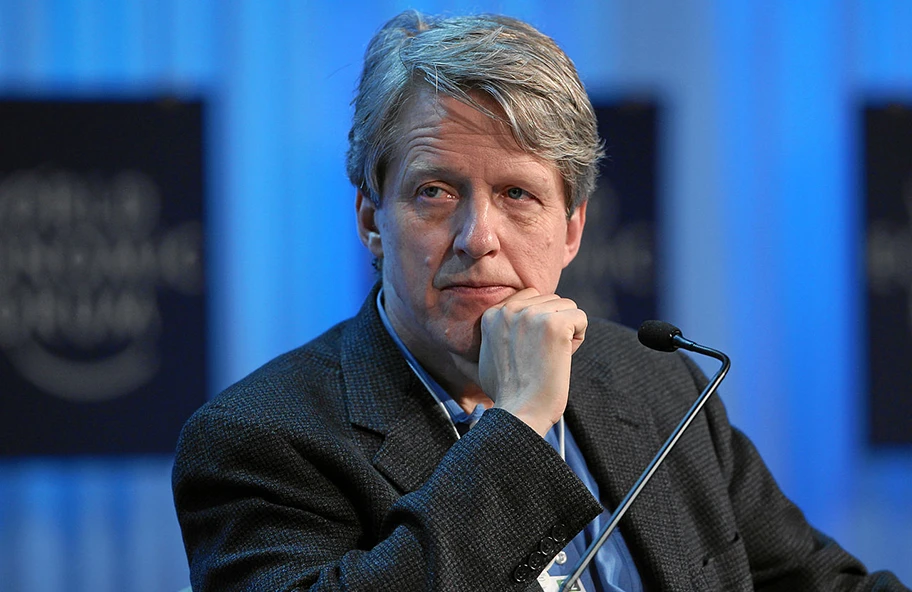 Nobelpreisträger Robert Shiller am World Economic Forum (WEF) in Davos, Januar 2012.