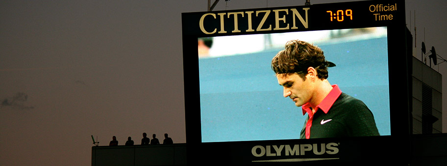 Roger Federer am US-Open.