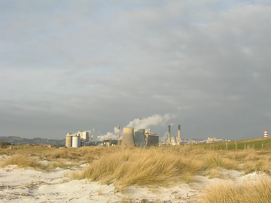 Industriegebiet in Solvay.