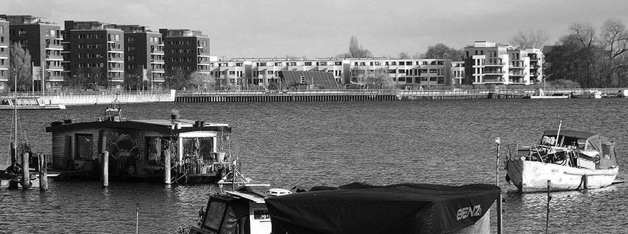 Rummelsburger Bucht, Friedrichshain, Berlin, März 2019.
