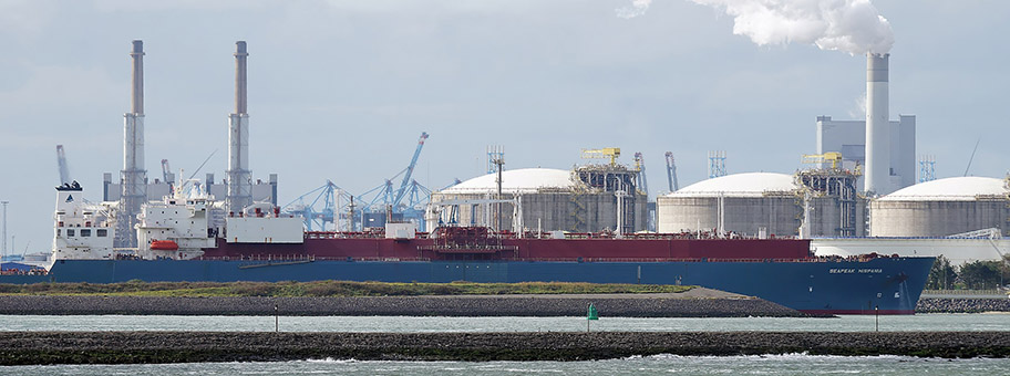 LNG Terminal in Rotterdam, September2022.