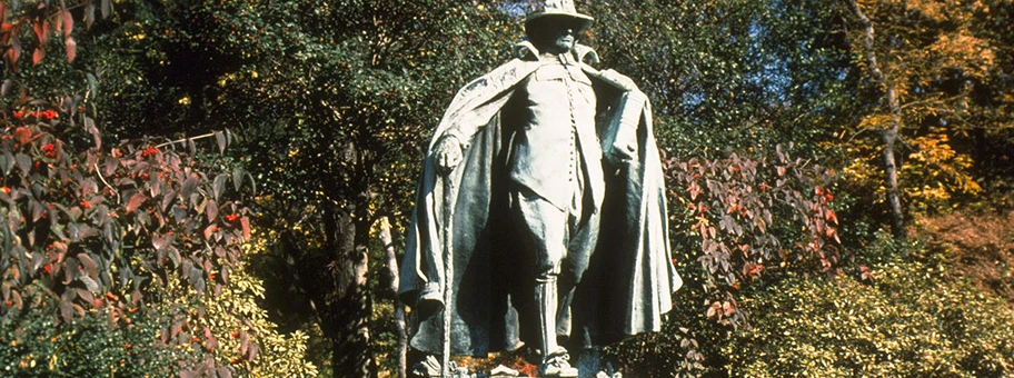 Der Puritaner, 1883-1886. Skulptur von Augustus Saint-Gaudens.