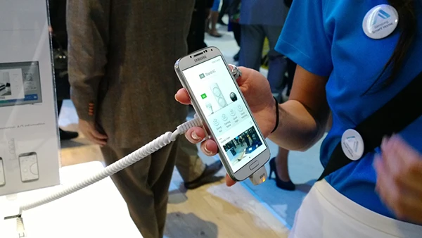 Samsung Smart Home App auf einem Handy.