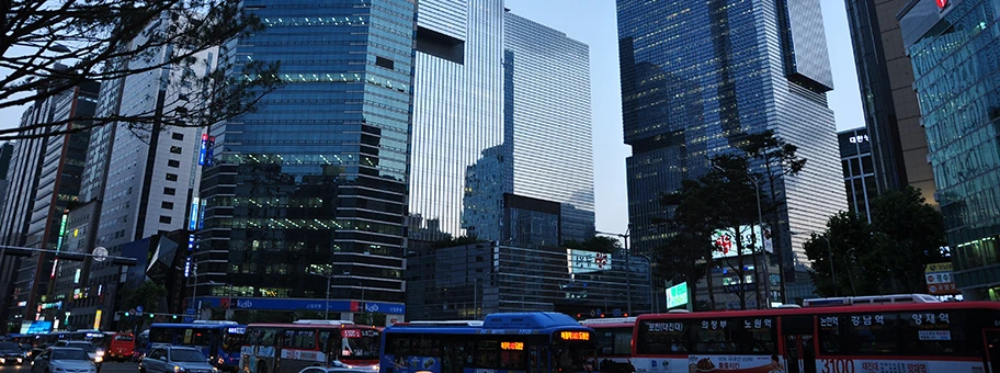Hauptquartier von Samsung in Samsung Town, Seoul.