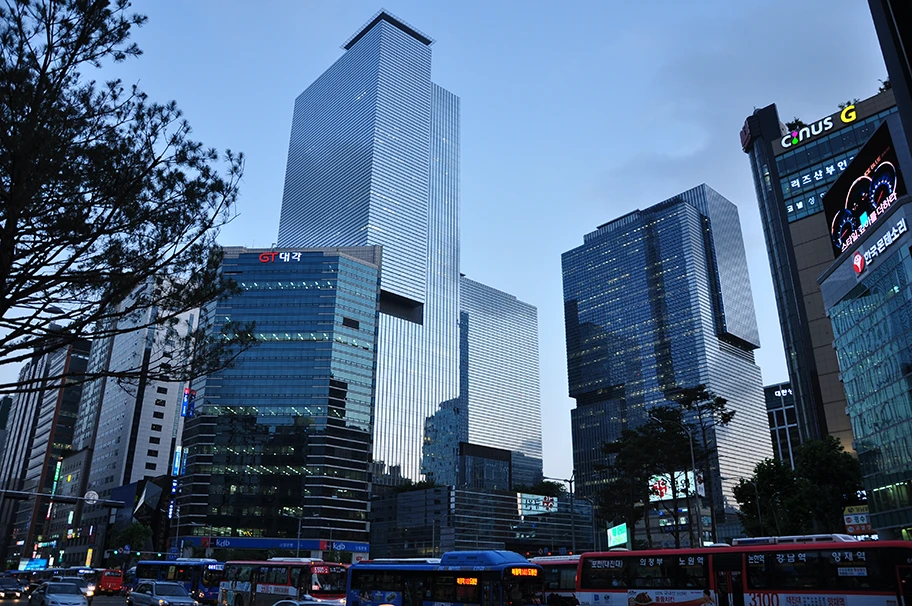 Hauptquartier von Samsung in Samsung Town, Seoul.