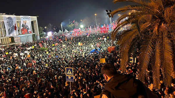 Proteste gegen Erdogan in Istanbul am 23. März 2025.