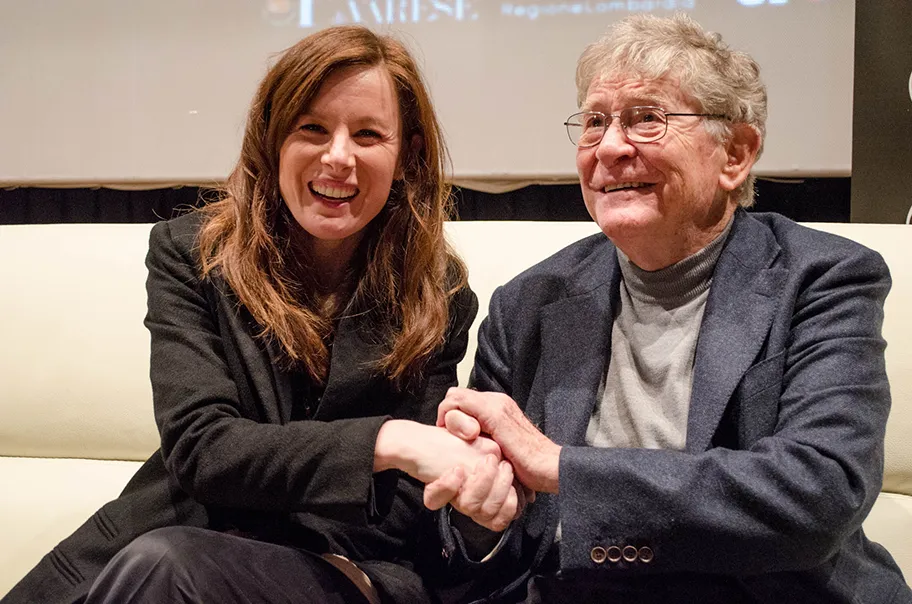 Die Schauspielerin Sarah Maestri mit Ermanno Olmi, dem Regisseur von «Il Posto».