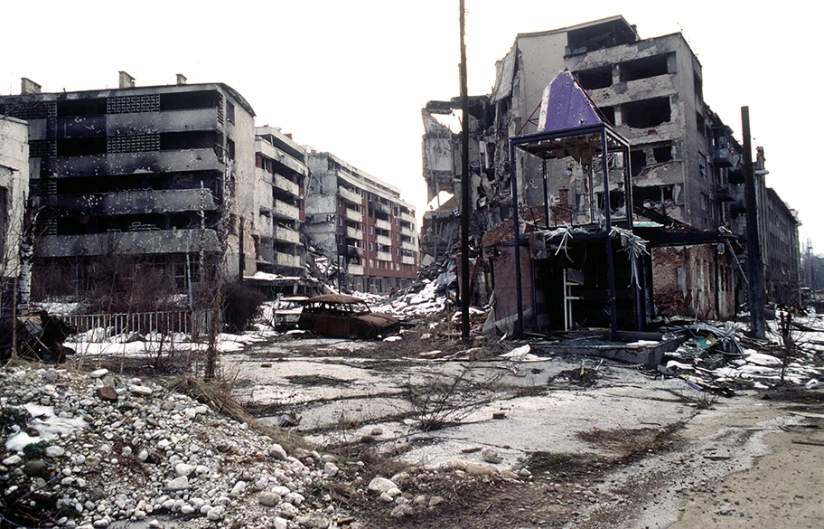 Srajevo, Grbavica, 9. März 1996.