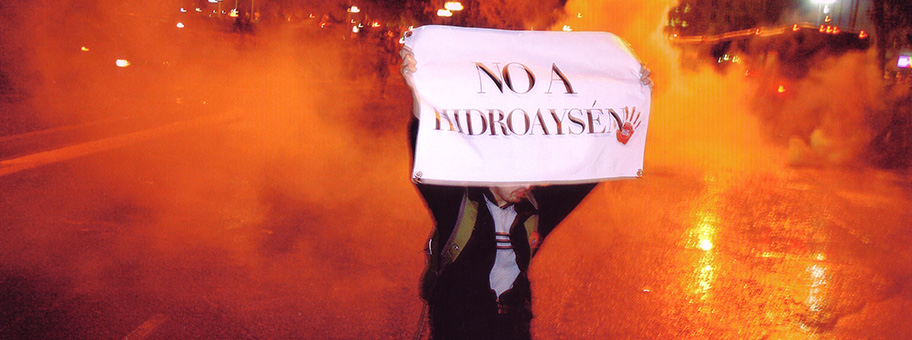 Demonstration in Santiago de Chile.