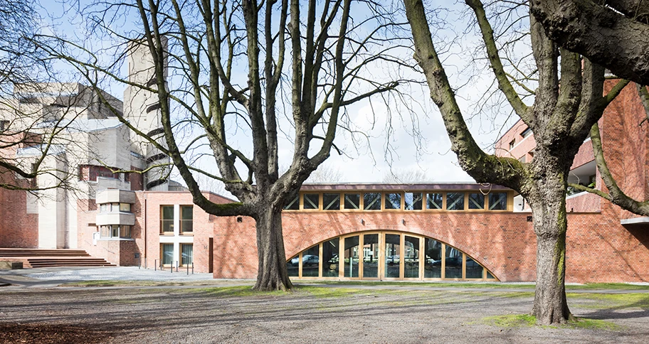 Schul- und Wohngebäude des Erzbistums in Köln, März 2021.