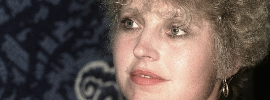 Die Fassbinder-Muse Hanna Schygulla in Venedig, 1982.