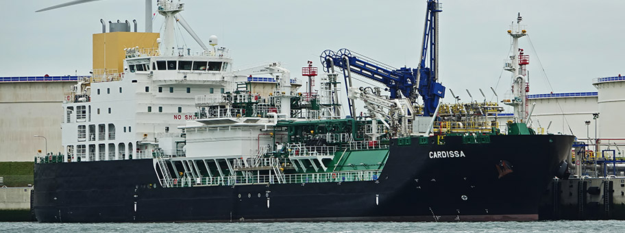 LNG-Terminal in Rotterdam.